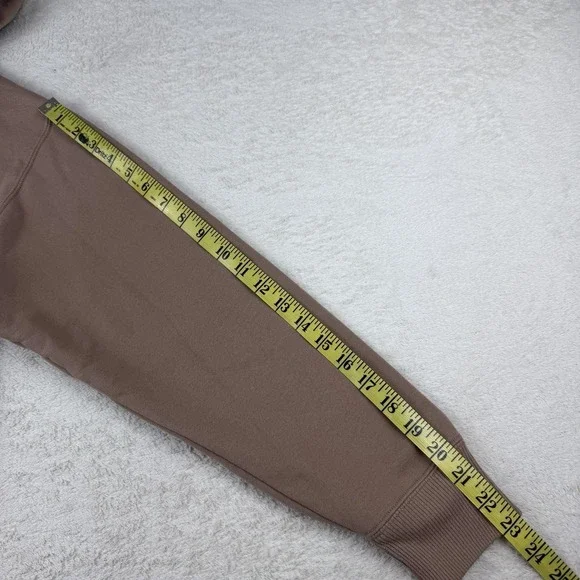 Hollister Full Zip Hoodie Sweatshirt Jacket Womens Size XS Brown Oversized - Picture 15 of 15